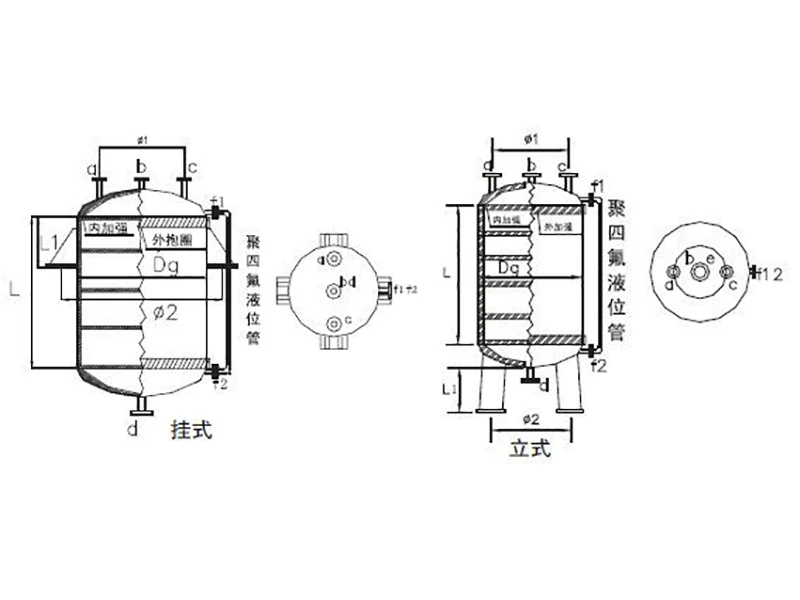 Polypropylene Vacuum Measuring Tank