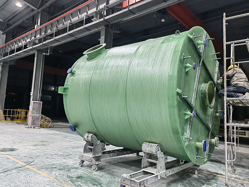 Horizontal FRP Storage Tank